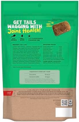 Cloud Star Dynamo Dog Treats, Hip & Joint, Soft & Chewy, Chicken, 14 oz.