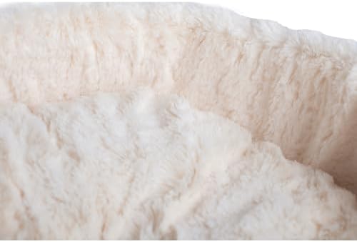 Armarkat Pet Bed, 14-Inch Diameter C12HTL/MB, Ivory