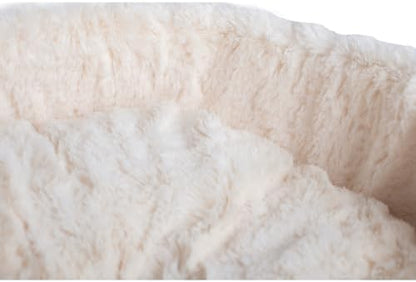 Armarkat Pet Bed, 14-Inch Diameter C12HTL/MB, Ivory