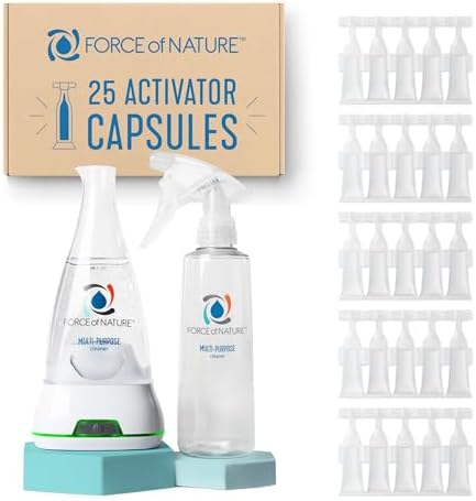 Force of Nature Cleaner & Deodorizer Appliance Value Bundle - 25 Refills