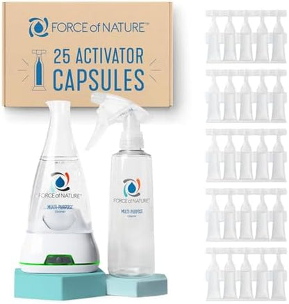 Force of Nature Cleaner & Deodorizer Appliance Value Bundle - 25 Refills