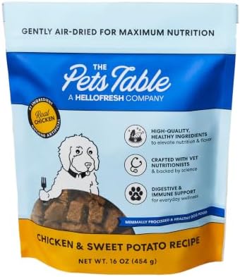 The Pets Table Air Dried Dog Food, Chicken & Sweet Potato, 1 lb (16 Oz)