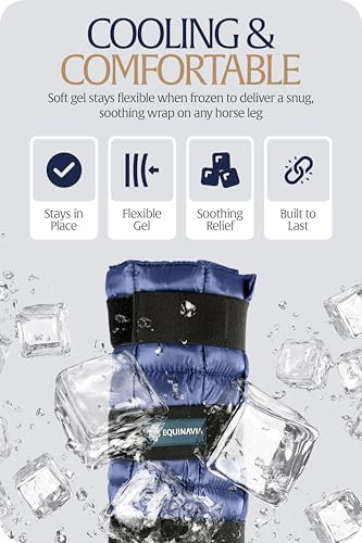 Equinavia Cool Relief Therapy Equine Ice Boots for Horses-Gel Cooling Wraps