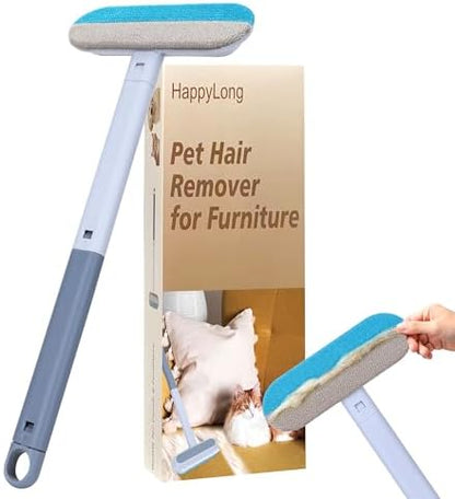 Pet Hair Remover for Furniture-17.3" Reusable Lint Brush for Dog & Cat Hair