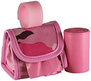 Five Star Pet Purse Dispenser with 2 Rolls Refill Bags (Pink Camo)