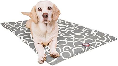 42" Fusion Gray Crate Dog Bed Mat By Majestic Pet Products
