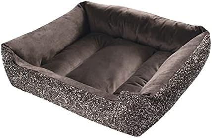 Sparkles Home Pet Bed, Sparkling Rhinestones, Soft, Comfortable Velvet, for Lounging Dogs, Cats, Pets, Charcoal, Large, Sold Individually