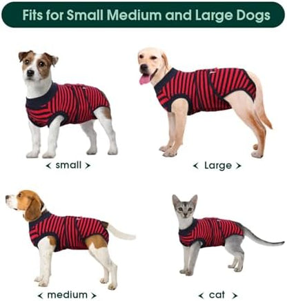 Kuoser Recovery Suit for Dogs Cats, Soft Dog Surgery Suit Female Male Spay