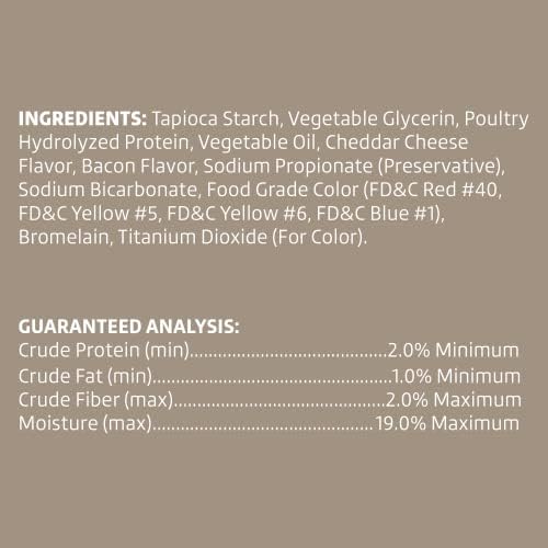Wonder Bound Bacon & Cheese Flavor Dog Twist Sticks - 55 Count - Rawhide-Free Dog Treats, Dental Health Chews for Plaque & Tartar Control, Easy to Digest, Long-Lasting
