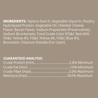 Wonder Bound Bacon & Cheese Flavor Dog Twist Sticks - 55 Count - Rawhide-Free Dog Treats, Dental Health Chews for Plaque & Tartar Control, Easy to Digest, Long-Lasting