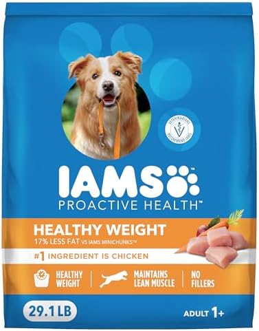 IAMS Proactive Health Healthy Weight Dry Dog Food, Chicken, 29.1 lb