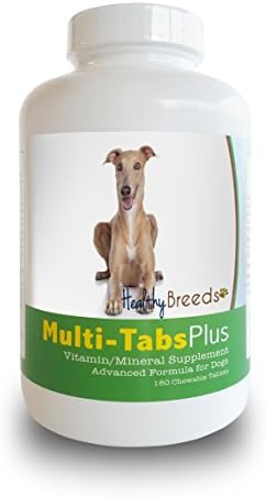 Healthy Breeds Italian Greyhound Multi-Tabs Plus Chewable Tablets 180 Count