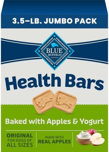 Blue Buffalo Health Bars Apples & Yogurt Dog Biscuits, 3.5 lb