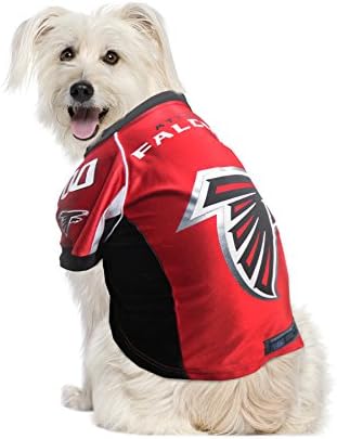 Littlearth NFL Atlanta Falcons Premium Pet Jersey, Team Color, Small