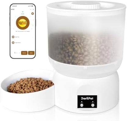 Automatic Cat Feeder,WiFi Auto Cat Feeder for Cats & Small Dogs