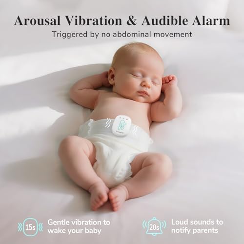 Sense-U Pro Baby Movement & Sleep Position Monitor, Sleep Analysis, Long Battery Life, Easy Clip-On Design