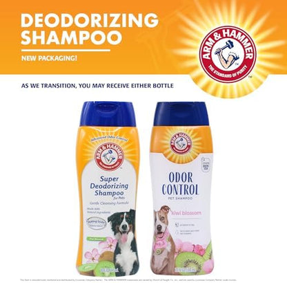 Arm & Hammer Deodorizing Dog Shampoo, Kiwi Blossom, 20 Fl Oz, 2-Pack