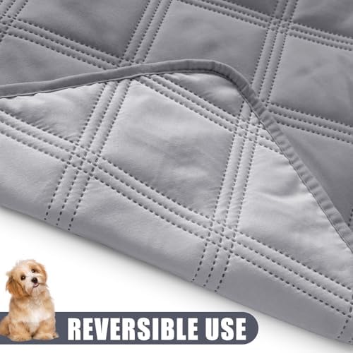 Smiry Waterproof Dog Bed Cover, Reversible Pet Blanket for Sofa Couch