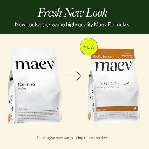 Maev Human-Grade Frozen Fresh Chicken Dog Food, Hip & Joint, 5 lb