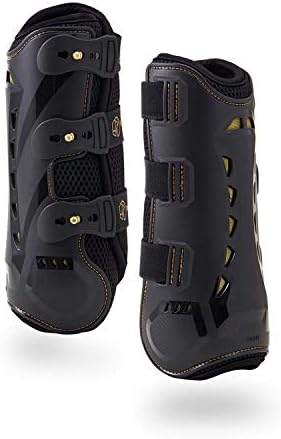 Kavallerie Classic Tendon Boots, Impact-Absorbing Material, Breathable & Evenly Distribute Pressure, Protect Tendon and Ligaments, Anti-Slip, Anti- Sore and Moisture Repellant Show Jumping Boots