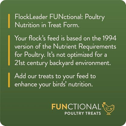FlockLeader Defend, Functional Poultry Treats for Immune Support, 3.5 lb (Pack of 2)