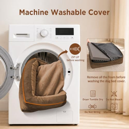 Comfort Expression Waterproof Orthopedic Dog Beds for Large Sized Dog