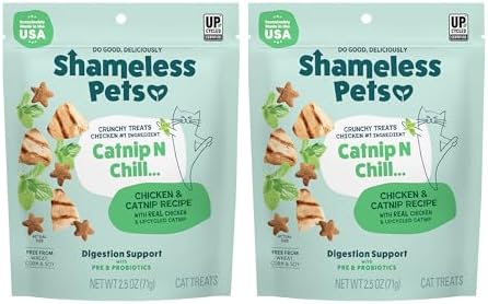 Shameless Pets Catnip N Chill Crunchy Cat Treats (Pack of 2)