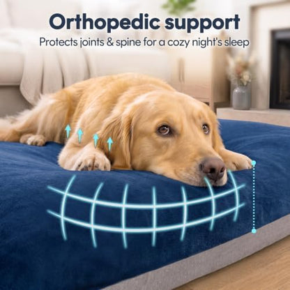 Magic Dog Orthopedic Extra Large Dog Bed 47 Inch, Super Soft XL Pet Bed