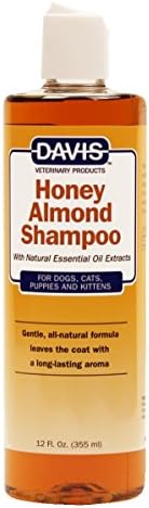 Davis HAS12 Honey Almond Pet Shampoo, 12 oz