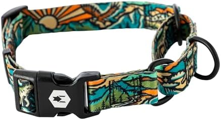Wolfgang Martingale Dog Collar Wildwolf Print Medium