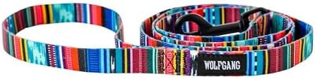 Wolfgang Heavy Duty Dog Leash, Pull-Tested to Over 800 lbs for Walking & Training, Quetzal Print, Small
