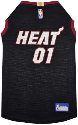 Pets First HEA-4047-XL Miami Heat Basketball Mesh Jersey