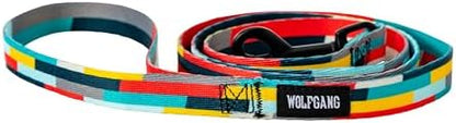 Wolfgang 5/8 Inch Venture Dog Leash Mixtape Print Small