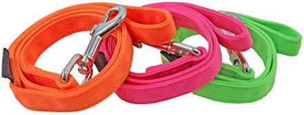 Puppia Authentic Neon Lead, Pink, Medium