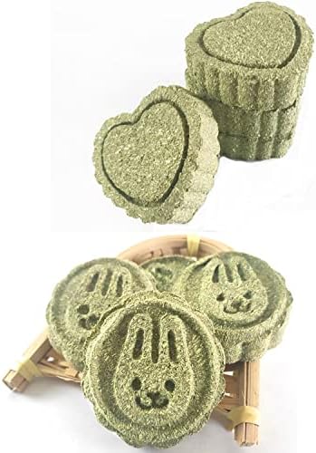 ANDES Bunny Toys 30PCS Guinea Pig Toys Rabbit Toys Accessories Natural Timothy Biscuit Hay Sticks Hamster Toys for Teeth Handmade Rabbit Chews and Treats Apple Wood Sticks Chinchilla Rat Teeth Molar
