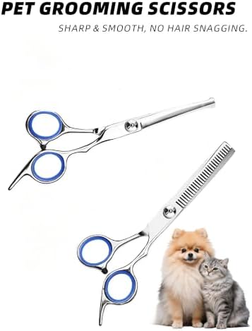 Dog Brush for Shedding,Deshedding Slicker Undercoat Rake Brush for Dog,8PCS