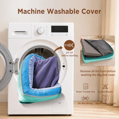 Comfort Expression Orthopedic Dog Bed for Extra Large Dogs with Bolster