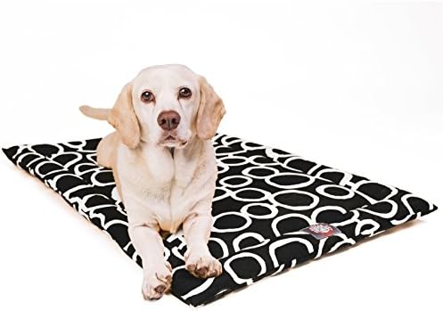 36" Fusion Black Crate Dog Bed Mat By Majestic Pet Products