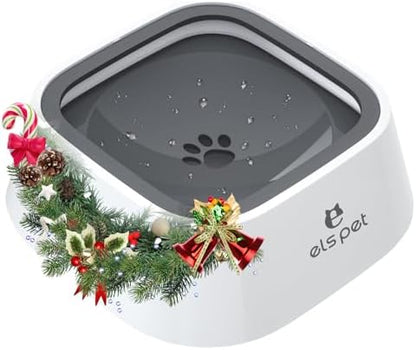 ELS PET Travel Bowl 35oz 1L No Spill Dog Cat Bowl Anti Slip Water Dispenser