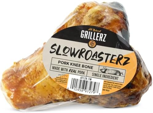 Grillerz Pork Knee Bone, Rawhide-Free, 1 Count