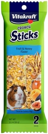 Vitakraft Crunch Sticks Guinea Pig Treat Fruit & Honey Flavor - 2 Sticks