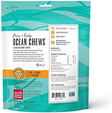 The Honest Kitchen Ocean Chews™ Crispy Cod Fish Skins Dog Treats, 2.75 oz (Beams™)