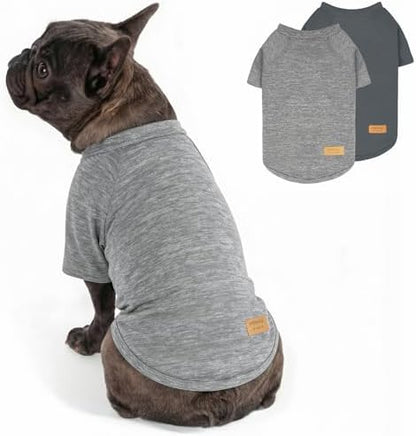 KYEESE 2Pack Dog Sweater with Sleeves Fleece Shirt for Small Dogs