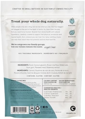 Crumps' Naturals Mini Trainers Semi-Moist Duck 4.7oz