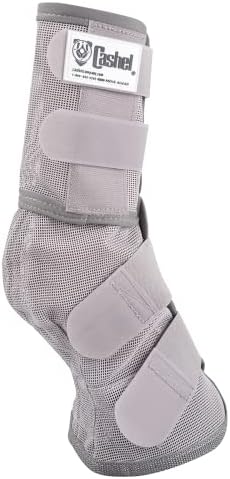 Cashel Crusader Horse Leg Guard Fly Boots 3, Grey, Warmblood, (CASC-LG3)