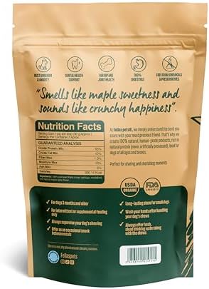 Pig Ear Strips Dog Treats, Breathtaking Maple Syrup Flavor, 100% Natural, Fully Digestible, Rich in Protein & Omega Fatty Acids, Rawhide Free, Odor Free, Incredibly Crispy. (8 Oz)