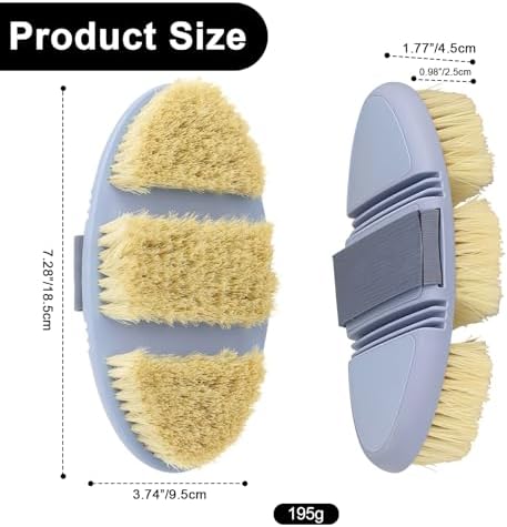 Flexible Sisal Horse Brush for Grooming Body Stiff Dandy Brush