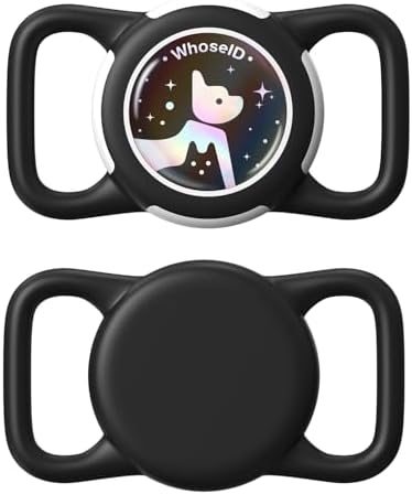 Waterproof AirTag Holder for Dog Collar, Soft Slide-On Dog AirTag Holder