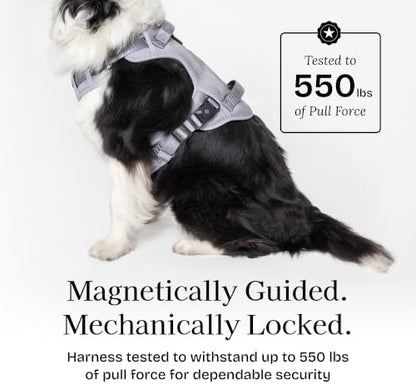 Fei & Eve Tactical Dog Harness, MagEase Magnetic Buckle, Patch Panel