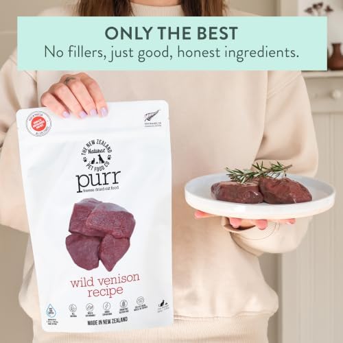 The New Zealand Natural Pet Food Co. Purr Wild Venison Freeze Dried Recipe